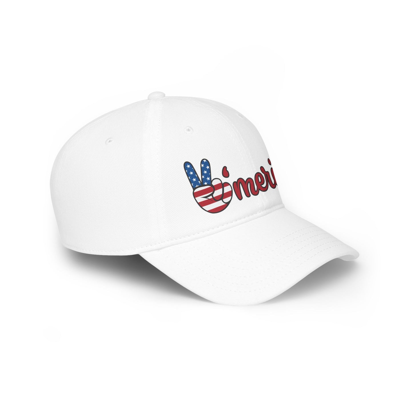 Peaceful Americana Baseball Cap, Relaxed Style Cap for Summer Fun, Gift for Patriot, Trendy Streetwear Hat, Casual Outdoor Accessories