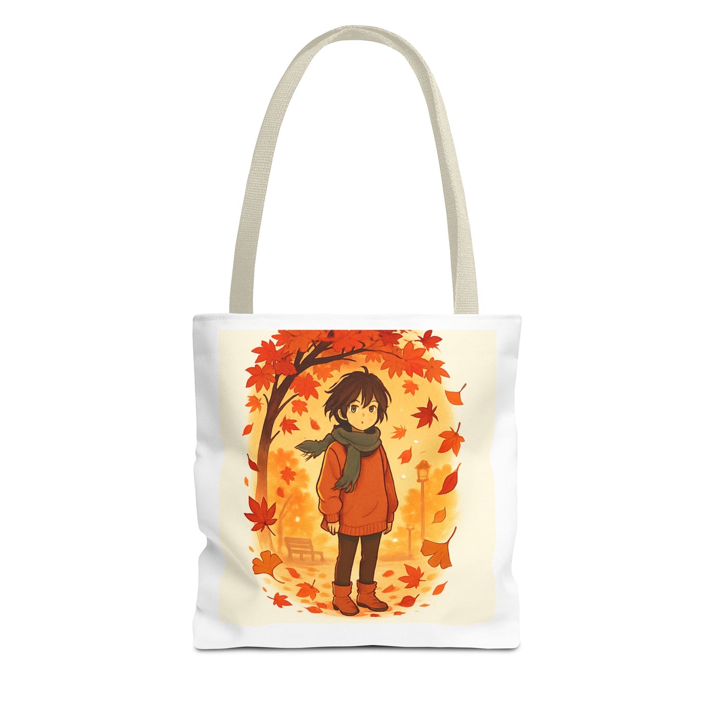 Autumn Leaves Tote Bag, Fall Shopping Bag, Cute Canvas Tote, Seasonal Gift, Eco-Friendly Carryall, Nature Lover Bag