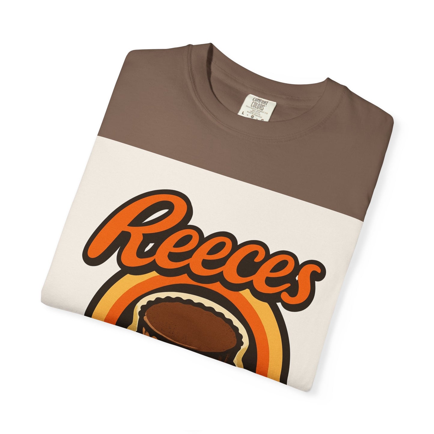 Reece's Peanut Butter & Chocolate T-Shirt, Unisex Tee, Foodie Gift, Candy Lover's Apparel, Sweet Treat Shirt, Nostalgic Fashion