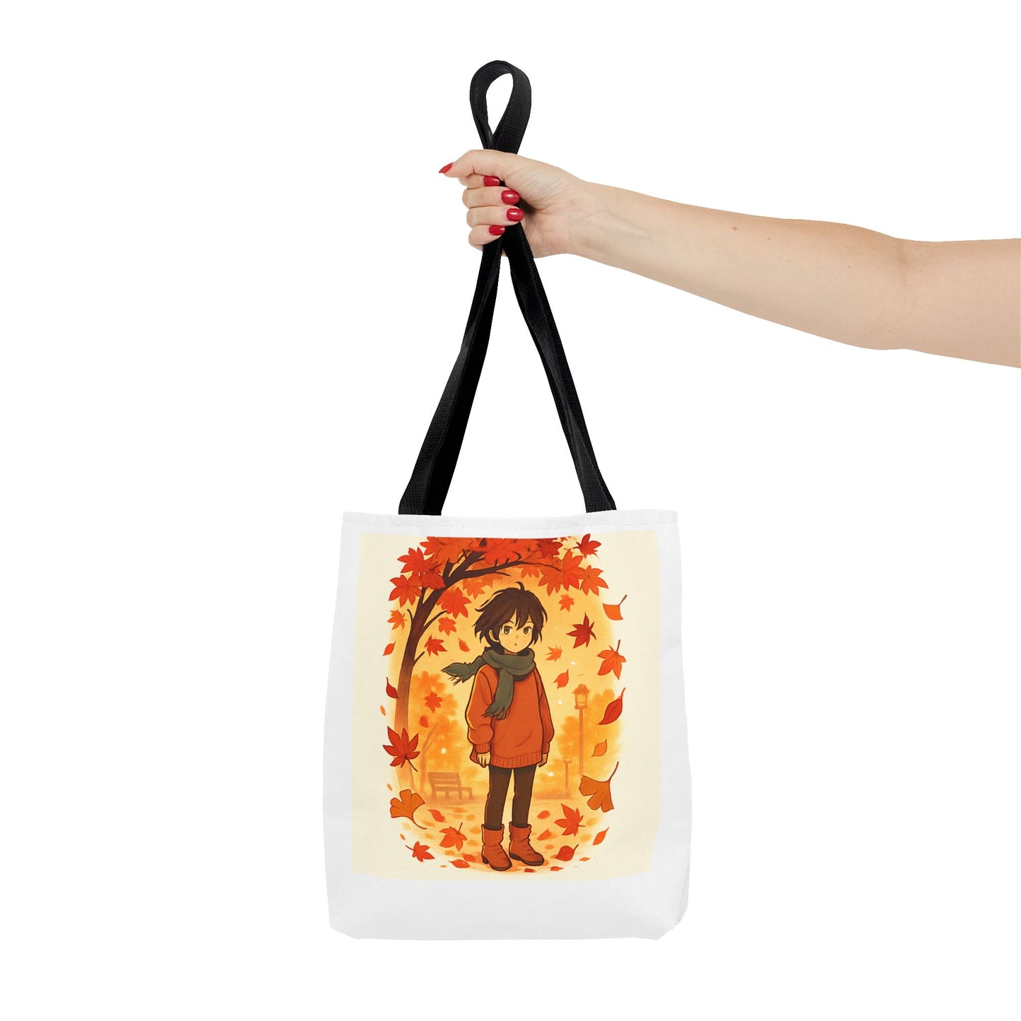 Autumn Leaves Tote Bag, Fall Shopping Bag, Cute Canvas Tote, Seasonal Gift, Eco-Friendly Carryall, Nature Lover Bag