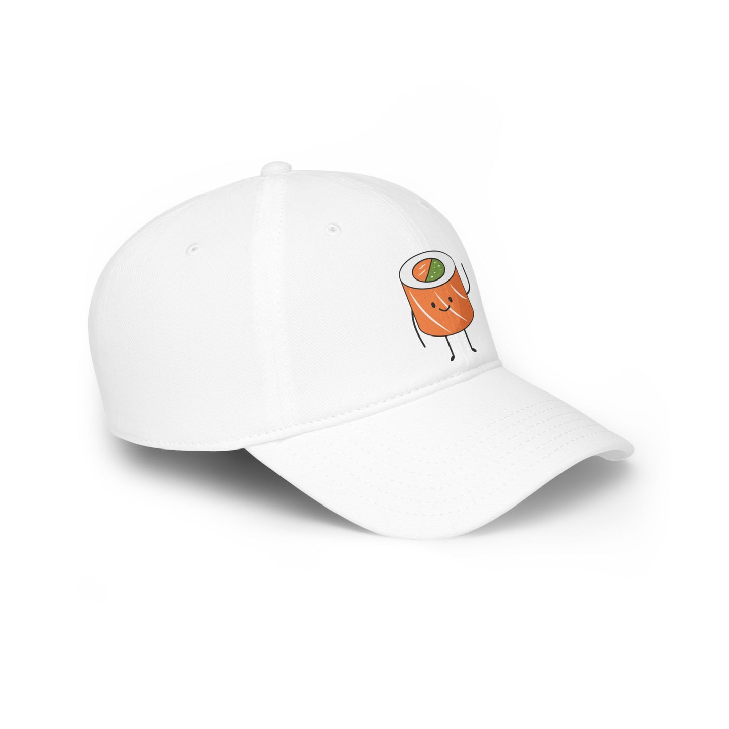 Cute Sushi Character Baseball Cap, Casual Wear, Gift for Food Lovers, Summer Hat, Unisex Cap, Fun Accessory