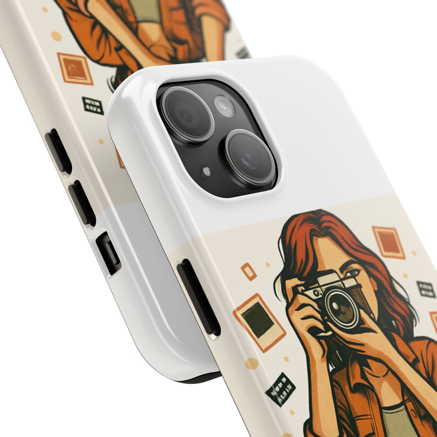 Capture the Moment Tough Phone Case, Stylish Phone Cover, Photography Gift, Durable Case, Camera Lover Accessory, Trendy Phone Protection