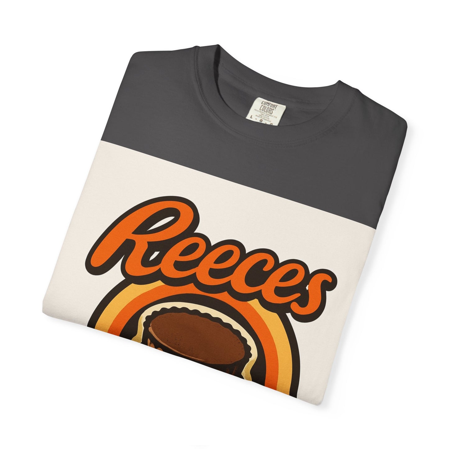 Reece's Peanut Butter & Chocolate T-Shirt, Unisex Tee, Foodie Gift, Candy Lover's Apparel, Sweet Treat Shirt, Nostalgic Fashion