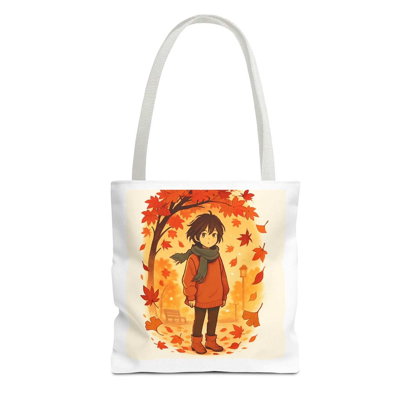 Autumn Leaves Tote Bag, Fall Shopping Bag, Cute Canvas Tote, Seasonal Gift, Eco-Friendly Carryall, Nature Lover Bag