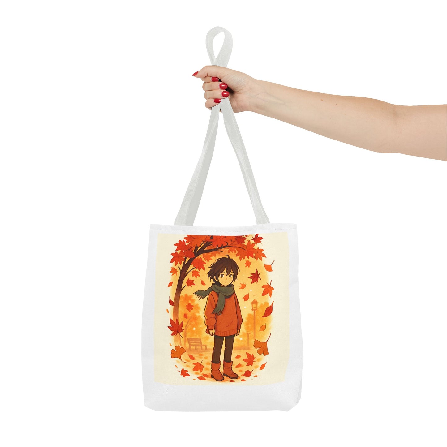 Autumn Leaves Tote Bag, Fall Shopping Bag, Cute Canvas Tote, Seasonal Gift, Eco-Friendly Carryall, Nature Lover Bag