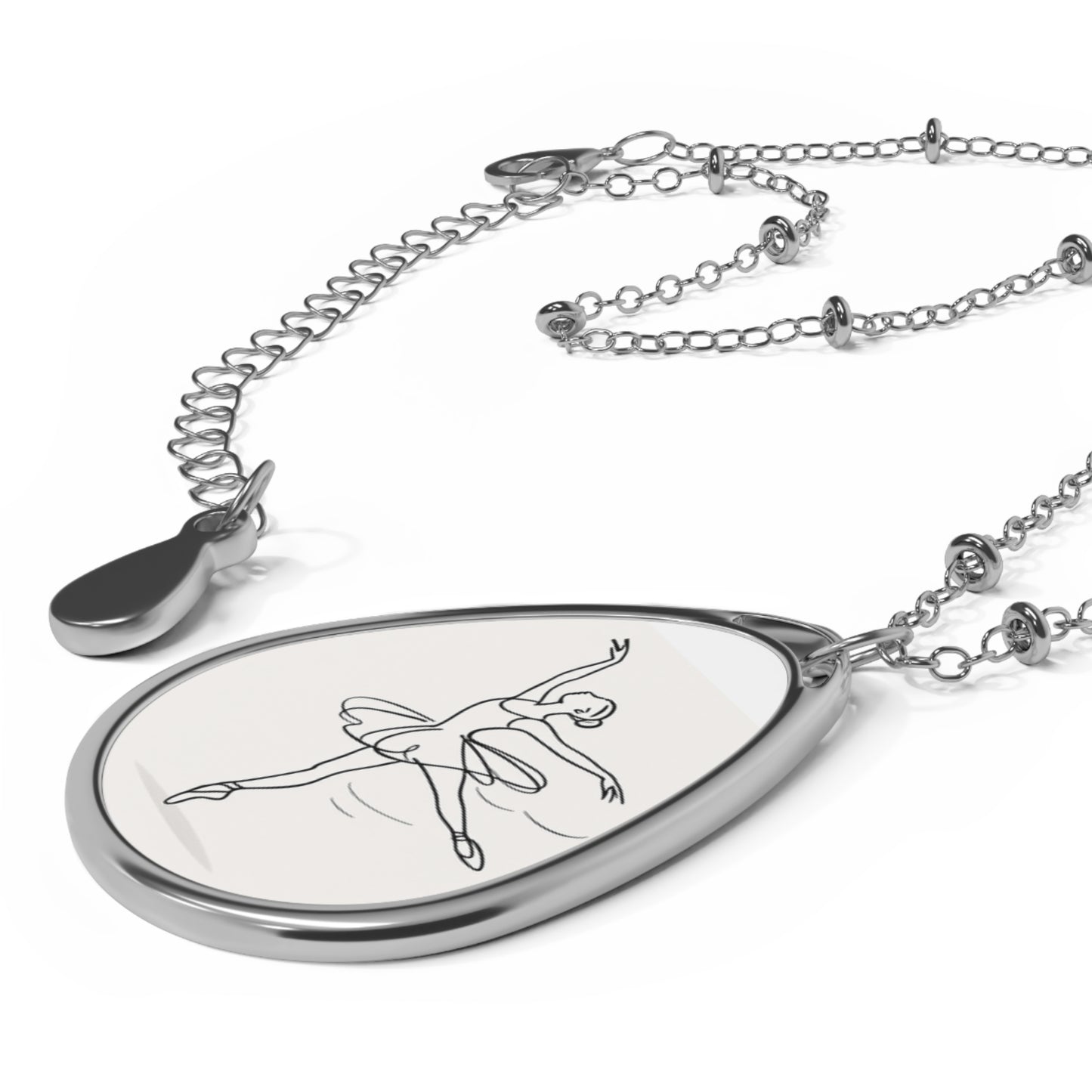 Elegant Ballerina Necklace, Dance Jewelry, Gift for Dancers, Personalized Pendant, Special Occasion Accessory