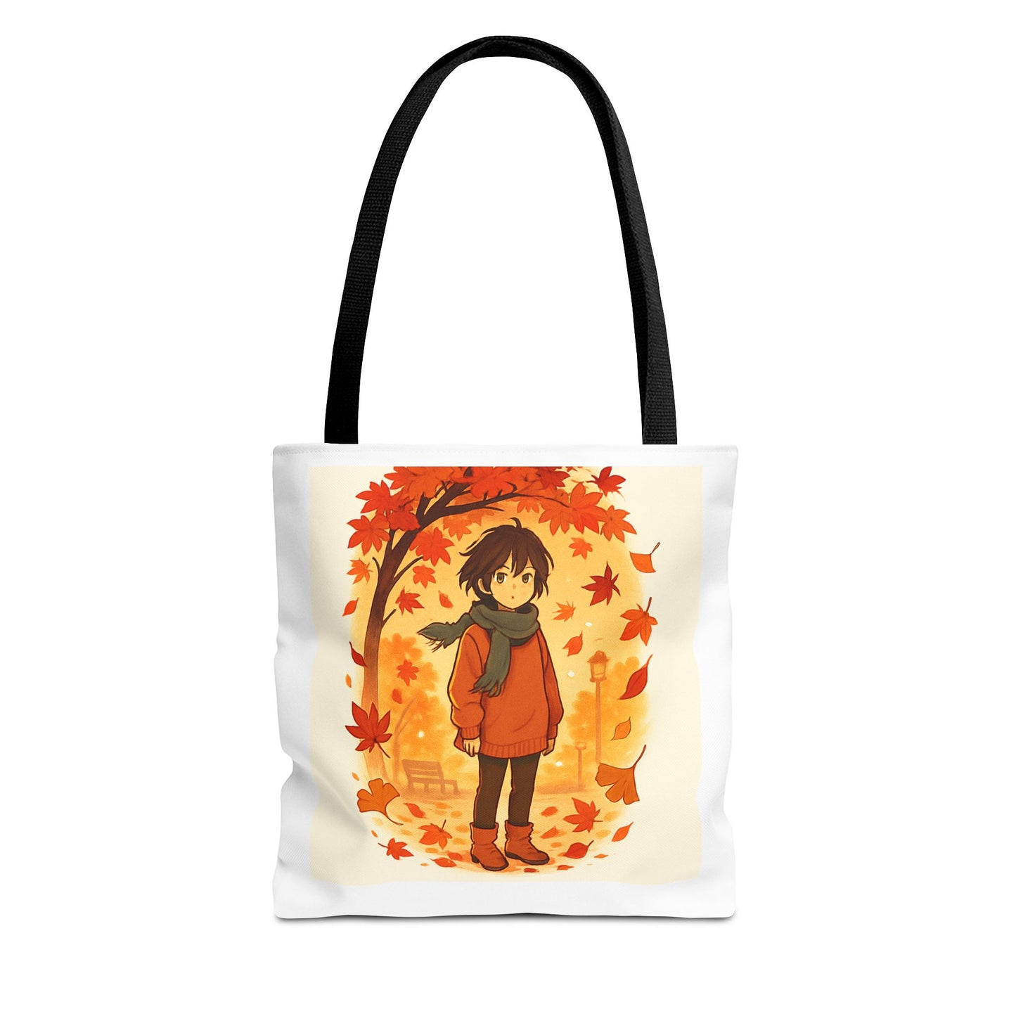 Autumn Leaves Tote Bag, Fall Shopping Bag, Cute Canvas Tote, Seasonal Gift, Eco-Friendly Carryall, Nature Lover Bag