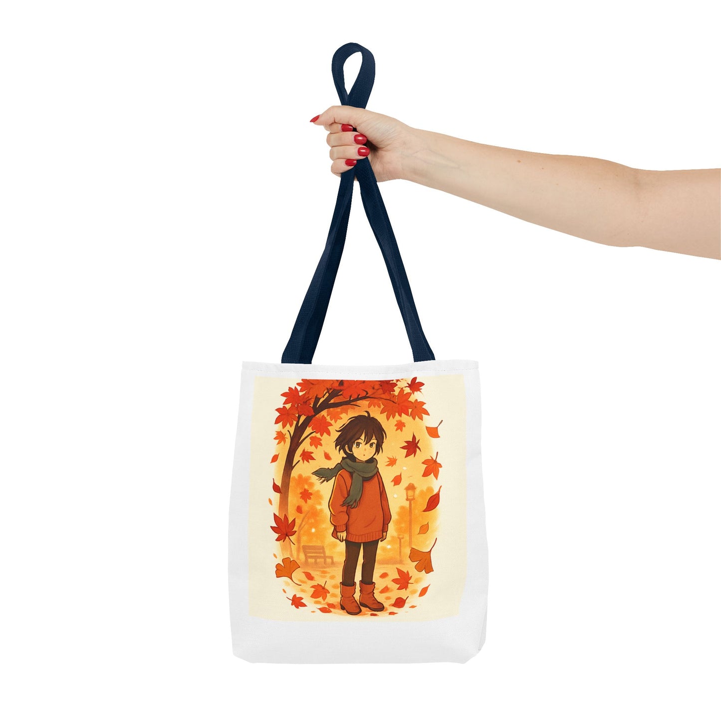 Autumn Leaves Tote Bag, Fall Shopping Bag, Cute Canvas Tote, Seasonal Gift, Eco-Friendly Carryall, Nature Lover Bag
