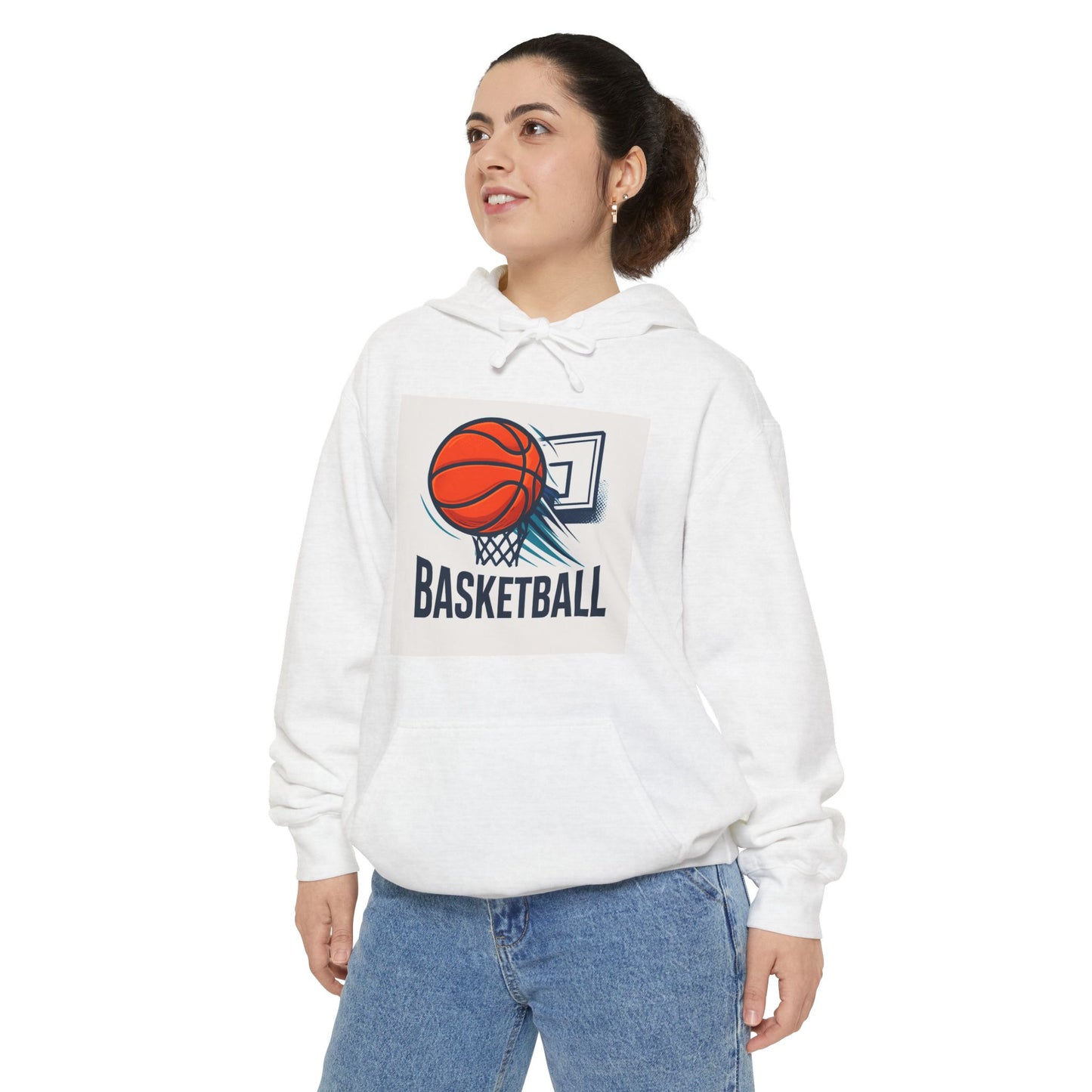 Basketball Progress Hoodie - Unisex Garment-Dyed Hoodie with Sporty Vibes, Perfect for Athletes, Coaches, Gift for Sports Lovers, [...]
