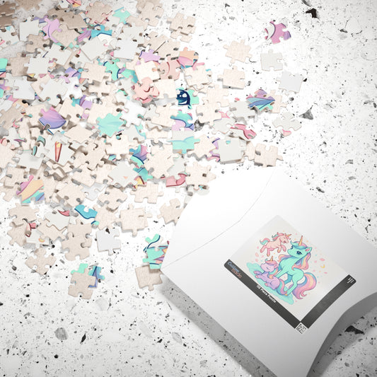 Cute Animal Puzzle for Kids, Labubu Dolls Theme, Family Game Night, Educational Fun, Perfect Gift for Children