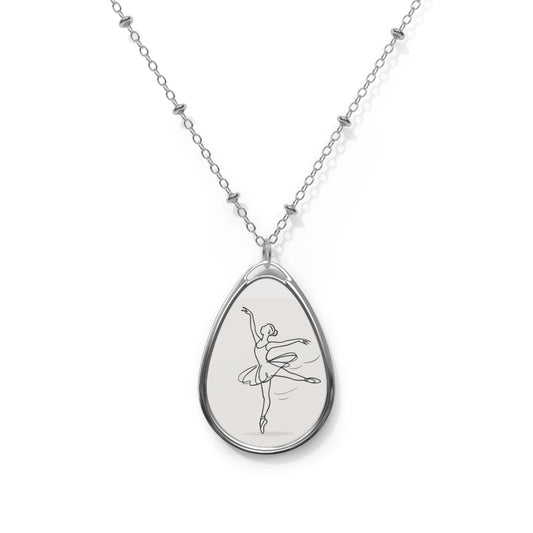 Elegant Ballerina Necklace, Dance Jewelry, Gift for Dancers, Personalized Pendant, Special Occasion Accessory