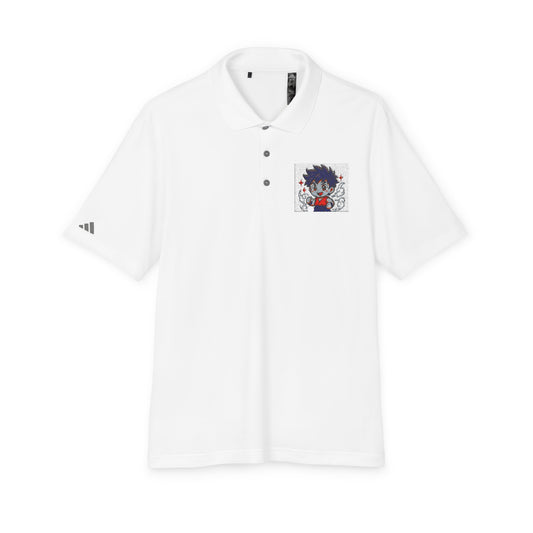 Adidas Unisex Performance Polo with Artistic Design, Stylish Sportswear, Casual Wear, Gift for Him/Her, Comfortable Activewear