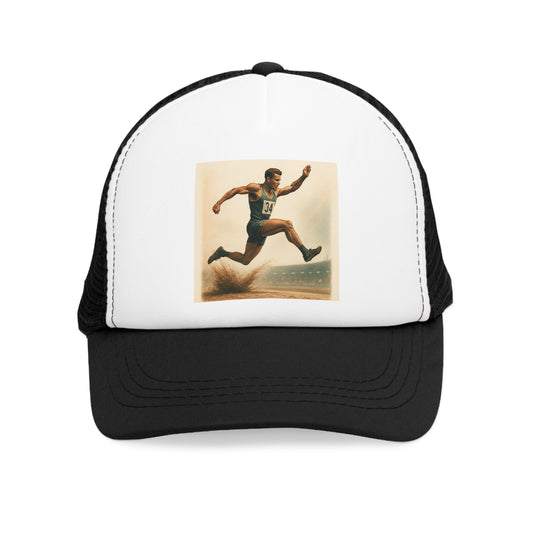 Vintage Sports Mesh Cap - Retro Athletic Hat for Runners, Outdoor Adventures, Gifts for Athletes, Summer Cap, Trucker Hat