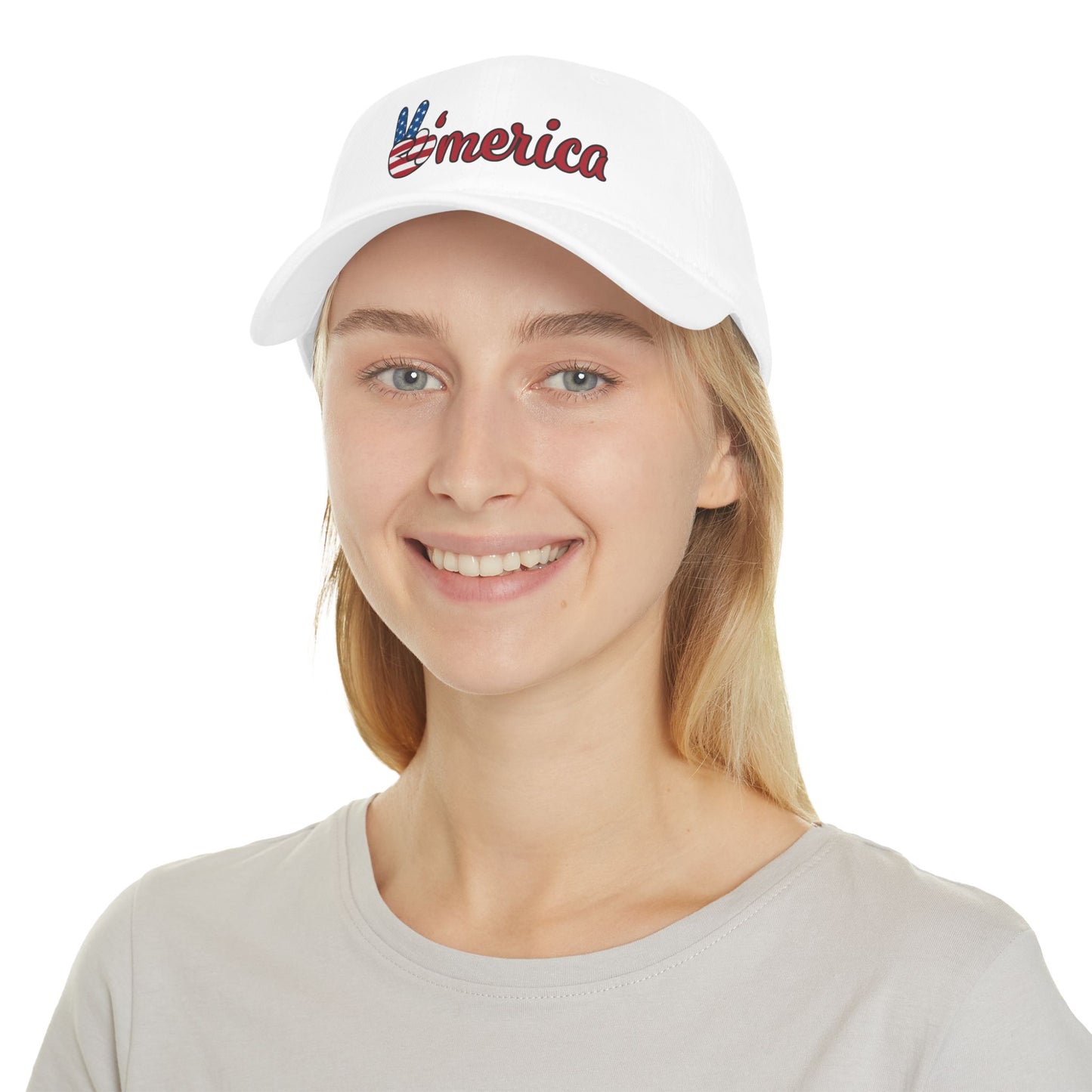 Peaceful Americana Baseball Cap, Relaxed Style Cap for Summer Fun, Gift for Patriot, Trendy Streetwear Hat, Casual Outdoor Accessories