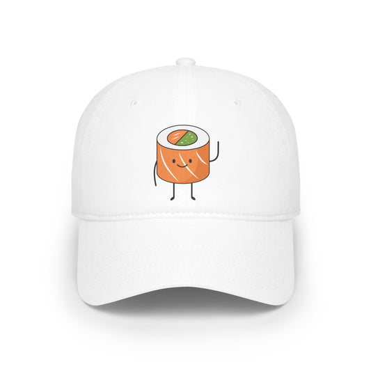 Cute Sushi Character Baseball Cap, Casual Wear, Gift for Food Lovers, Summer Hat, Unisex Cap, Fun Accessory