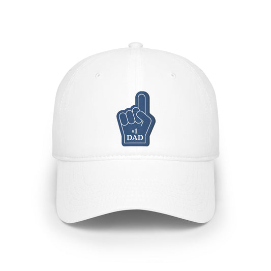 Dad's #1 Fan Baseball Cap, Unisex Dad Hat, Gift for Father's Day, Casual Cap for Sports, Adjustable Hat for Dads