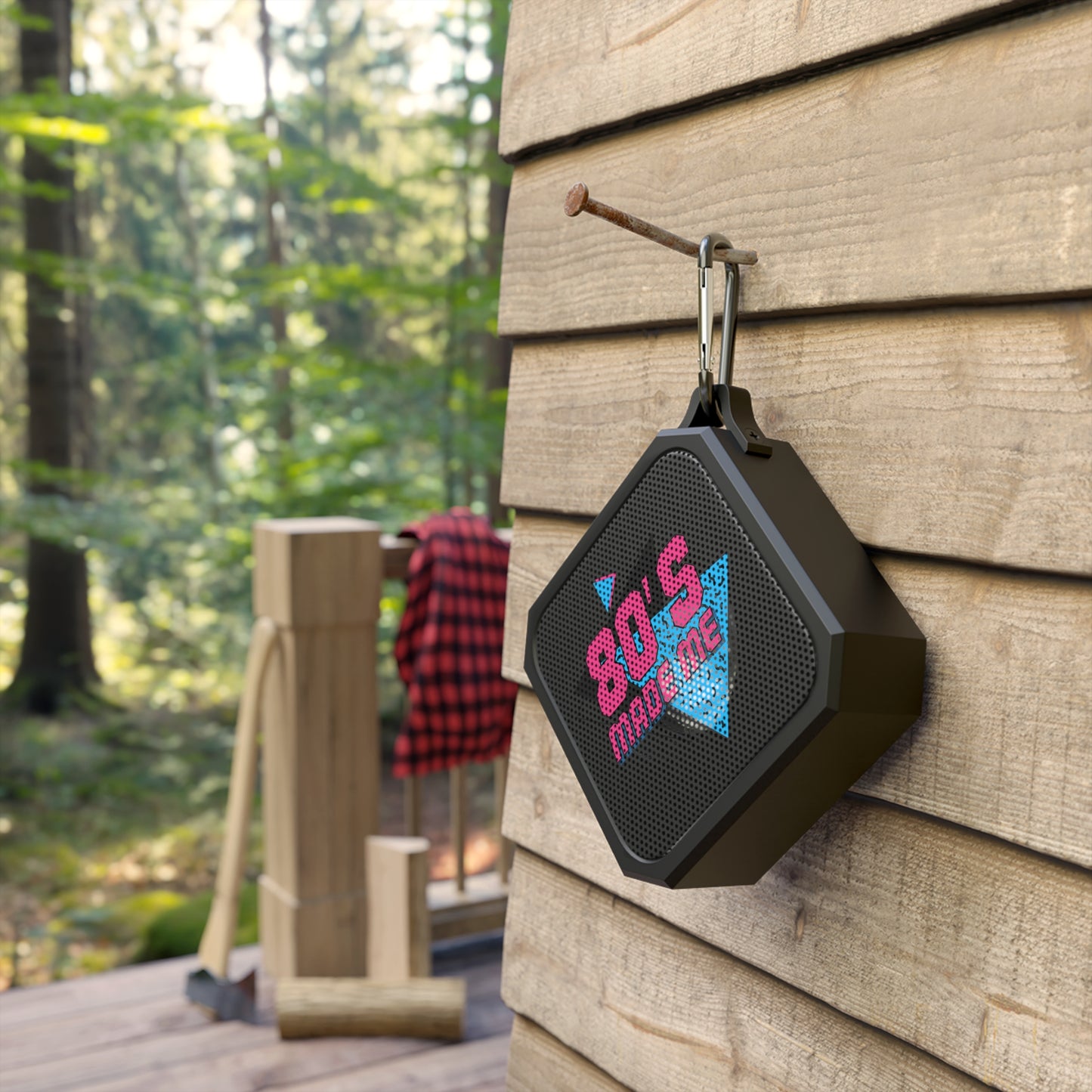 Bluetooth Speaker — "80's Made Me" Retro Outdoor Portable Speaker
